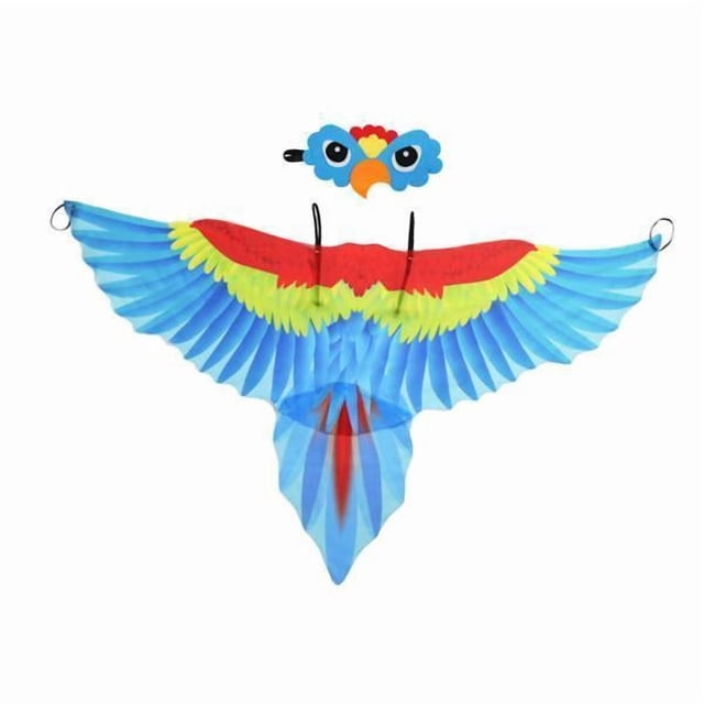 Conjunto de disfraz de pájaro para niños (paquete de 2 a 4): alas y capa para actuaciones, disfraces y fiestas de disfraces. 2 piezas