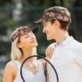 thumbnail image 6 of Salouo Beautiful Fox Pattern Sport Sun Visor Hats,1-Piece of Adult Sunscreen Visor Cap Adjustable Sun Hat for Outdoor Activities Fits for Women and Men (One Size), 6 of 6