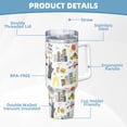 thumbnail image 5 of KLL New York Print 40oz Stainless Steel Insulated Car Cup Coffee Mug with Spillproof Lid - Keep Your Drink Hot or Cold on the Go, 5 of 8