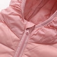 thumbnail image 6 of HAOTAGS Girls Down Jacket (2-13) Casual Winter Hooded Warm Nylon Spandex Quilted Coat Pink Size 12, 6 of 9