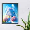 thumbnail image 3 of Pintura de diamante 5D DIY Kit de castillo de taladro redondo completo decoración del hogar arte artesanal JShteea El nuevo, 3 of 9