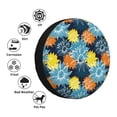 thumbnail image 4 of Naloa Sunflowers PVC Leather Spare Tire Wheel Cover for Car Truck SUV Camper Trailer Universal Fit many size15 inch, 4 of 6