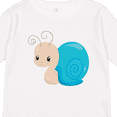 thumbnail image 4 of Inktastic Adorable Blue Snail Boys or Girls Long Sleeve Toddler T-Shirt, 4 of 5