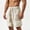 Beige, variant on Enjoytime Summer Running Shorts for Men Solid Color Lightweight Drawstring Casual Workout Shorts with Pockets