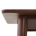 thumbnail image 5 of Newboti Furniture 47-Inch Dining Table Walnut Color Solid Wood Kitchen Table Dining Table Suitable For Small Space Kitchenette Table Modern Home Furniture 05437, 5 of 10