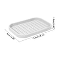 thumbnail image 2 of Soap Dish Soap Cleaning Storage Keep Soap Dry for Home Bathroom Kitchen Silicone Light Gray 13.5x9cm, 2 of 6