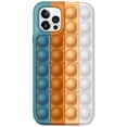 thumbnail image 1 of Liquid Silicone Case Bubble Wrap Phone Case Stress Relief Fidget Sensory Toy Shockproof Non-Yellowing Phone Case for iPhone 12 Pro Max Mini (E, for iPhone 12 Pro Max), 1 of 7