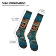 thumbnail image 2 of Yiaed Owl In Blue Print Great elasticity Adult Stockings Sports socks for Men and Women, 2 of 6