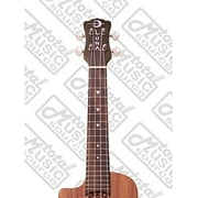 Luna Guitars A/E Concert Tattoo LEFTY w/Strings,Tuner & PC, UKE TEC MAH L COMP