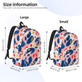 thumbnail image 4 of Balery Abstract Leopard Print Vintage Canvas Backpack for Men and Women - Large Capacity, Durable Travel Laptop Bag for School, Work, Hiking, and Outdoor Activities, 4 of 7
