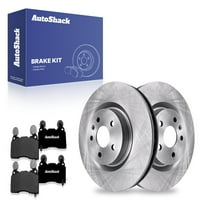 AutoShack 13.98" (355.2 mm) Front Vented Brake Rotors Premium Ceramic Brake Pads | Replacement for 2010-2015 Chevrolet Camaro | 6-PC Brake Kit