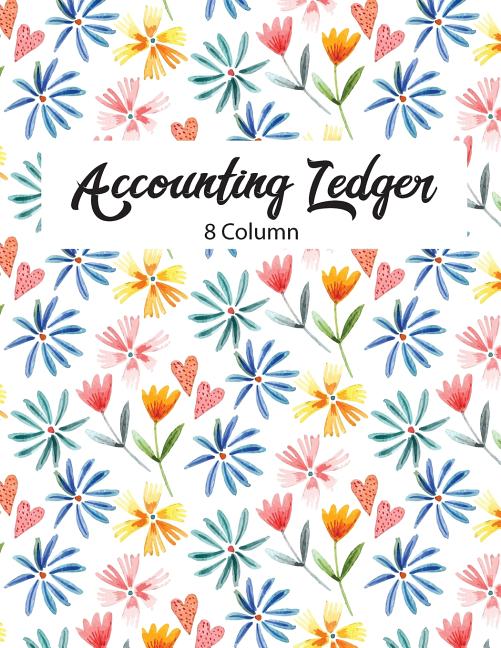 8 Column Accounting Ledger Accounting Ledger Notebook for Small