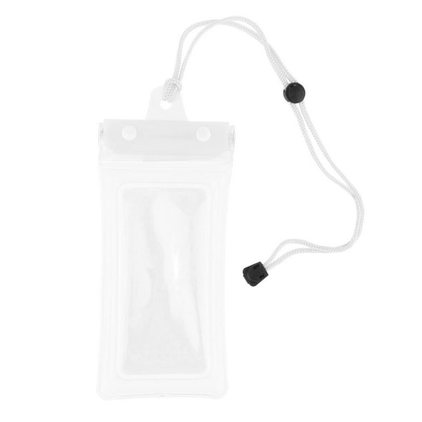 Bolsa impermeable para teléfono móvil, con bolsa seca flotante con cordón, funda impermeable para teléfono para deportes acuáticos, navegación, surf y esnórquel