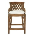 thumbnail image 4 of OSP Home Furnishings Plantation 24" Counter Stool with Grey Wood Rattan Frame Finish ASM, 4 of 5
