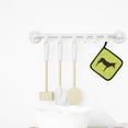 thumbnail image 3 of Caroline's Treasures Catalan Donkey Green Pair of Pot Holders, 3 of 3