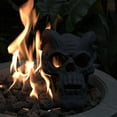thumbnail image 6 of Halloween Decor Imitated Human , Demon  Halloween Decoration, Fireproof Skulls Gas Log for Indoor or Outdoor Fireplaces and Fire Pit, Campfire (Black), 6 of 9