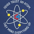 thumbnail image 2 of CafePress - Never Trust An Atom Maternity Dark T Shirt - Maternity Dark T-Shirt, 2 of 3