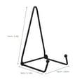 thumbnail image 2 of MLINS Metal Plate Display Stand Hanging Plate Display Rack Picture Frame Showcase Rack, 2 of 8