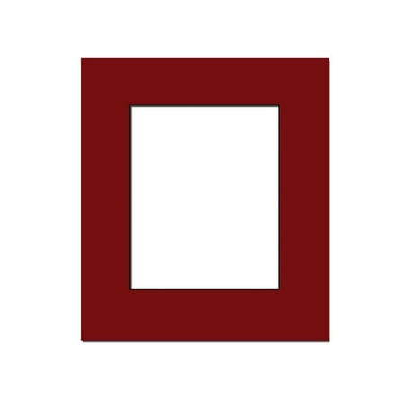 ADF Mat 16x20/11x14 BlkCore Deep Red