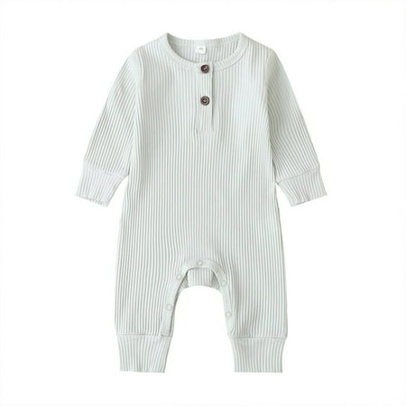 

Yubatuo Infant Baby Boys Girls Cotton Romper Summer Jumpsuit Overalls Clothing Set Beige 100