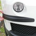 thumbnail image 3 of BAMILL 2x Carbon Fiber Pattern Front Rear Bumper Corner Protection Lip Guards Scratch Black, 3 of 8