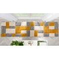 thumbnail image 6 of Well Woven San Francisco Escondido Yellow Modern Geometric Squares 2'7" x 9'10" Runner Area Rug, 6 of 8