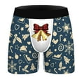 thumbnail image 4 of Christmas Underwear for Men Hilarious Gag Gifts Funny Novelty Holiday Boxer Briefs No Fly, 4 of 7