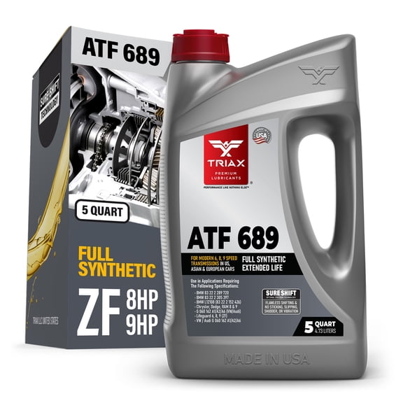 TRIAX ATF 689 Full Synthetic for ZF 6HP, 8HP, 9HP Transmissions (5 Quart)