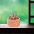 thumbnail image 4 of Fiudx Adorno de Madera para Aromaterapia, Diseño de Bola Redonda de Nogal, Fragancia Duradera, Decoración para El Hogar y El Coche, Madera Maciza Natural, Tamaño Portátil (6,2 X 6,2 X 5,5 Cm), 4 of 6