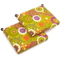 thumbnail image 5 of Blazing Needles 93454-2CH-REO-55 20 x 19 in. Patterned Outdoor Spun Polyester Chair Cushions, Dejana Fiesta - Set of 2, 5 of 5