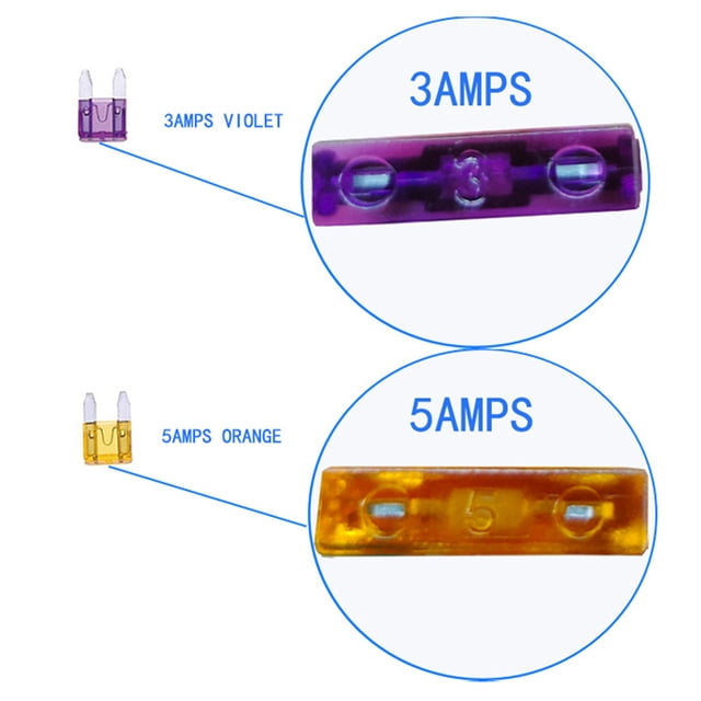 120Pcs/Kit Car Fuse Assortment Universal Automobile Fuses Assortment Set RVs Motorcycle Fuses Spare Modification Mixed Parts Accessories