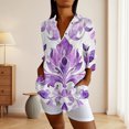 thumbnail image 2 of QASIEATN Womens Plus Size Workout Tops Long Sleeve 1/4 Zip Sun Hiking Athletic Shirts Shirts for Women, 2 of 5