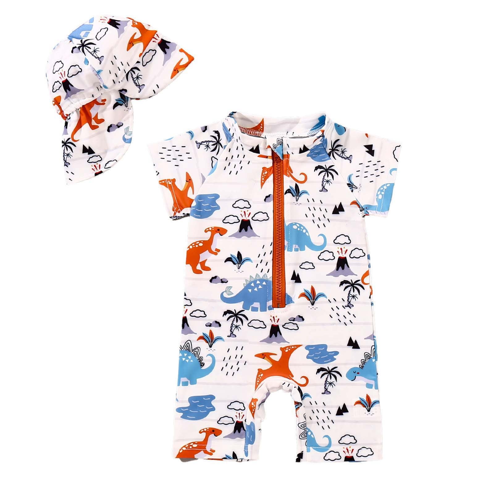 Zhuashum 9-12 Months Swimsuit Boy Toddler Baby Rash Guard