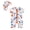 /c26White58, variant on Childern'S Swimsuit Cartoon Printed Newborn Rash Guard One Piece Zipper With Hat Adorable Beach Beachwear,White,9-12 Months