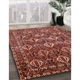 thumbnail image 2 of Ahgly Company Indoor Rectangle Traditional Orange Salmon Pink Persian Area Rugs, 3' x 5', 2 of 6