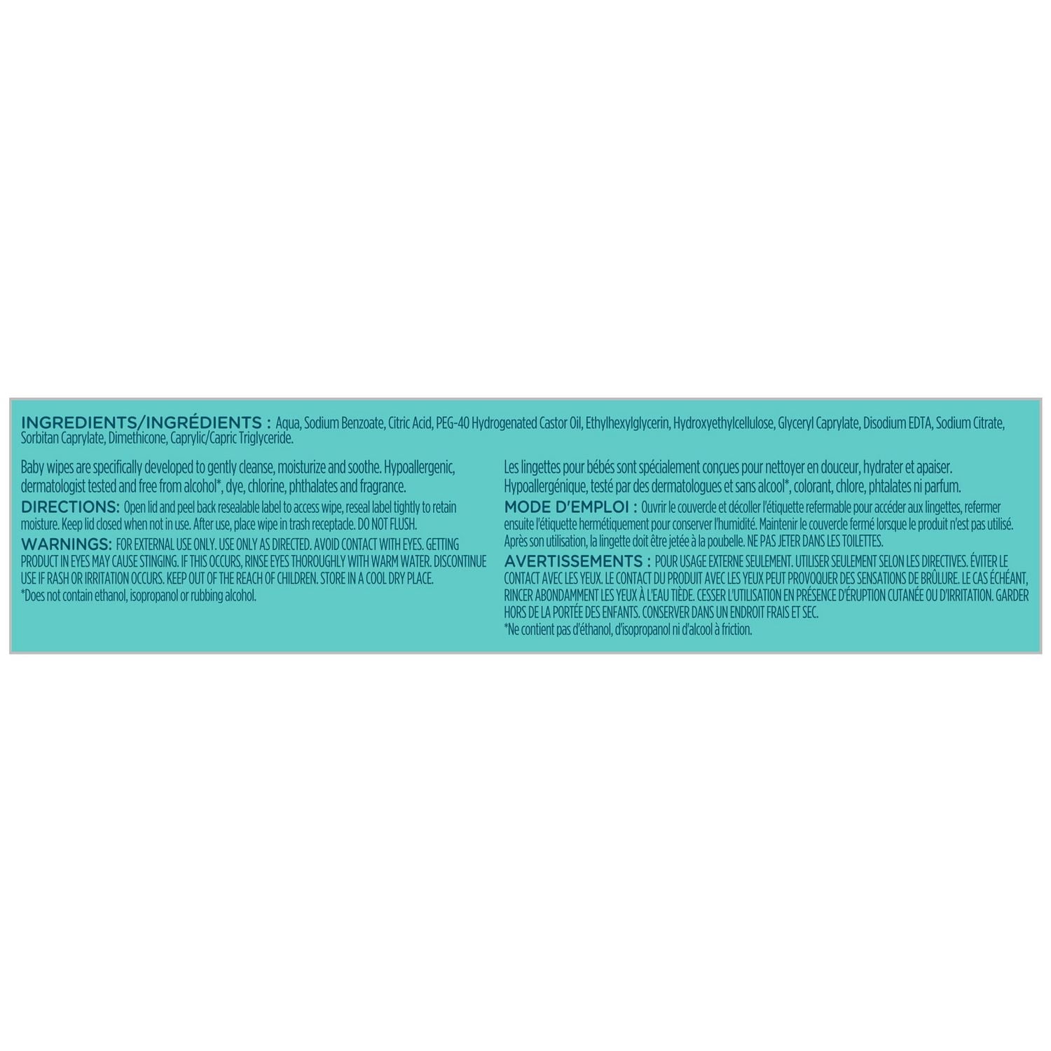 Parent’s Choice Fragrance-Free Wipes, 100 Wipes