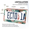 thumbnail image 3 of Aluminum License Plate Frame 2 Pack Car Exterior Accessory Car Tag Holder for Front Rear Plates Cars Decor Pink Abstract Floral Patterns, 3 of 7