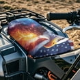thumbnail image 4 of Yuyamidu Eagle Flag ATV Seat Cover Waterproof Material Non-Slip 4 Wheeler Seat Cover All Weather ATV Protection Accessory Compatible with Most Models, 4 of 7