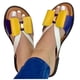 thumbnail image 3 of Bmisegm Flat Sandals Casual Soft Bowknot Slipper Flip Flops for Women Shoes Sandals Women Summer Yellow 8, 3 of 5