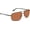 Atlas Black - Fits Lg to Xlg Heads, variant on proSPORT Blue Light Blocking Glasses, HD Copper Amber Aviator, UV Protection, Lightweight Metal Frame, Men Women