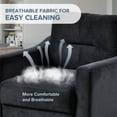 thumbnail image 4 of LiviNest Modern Accent Chair for Small Spaces: Compact Upholstered Armchair with High Elastic Foam - Small Apartment Living Room Reading Corner Chair for Urban Renters, 4 of 5