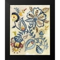 thumbnail image 2 of Zarris, Chariklia 15x18 Black Modern Framed Museum Art Print Titled - Paisley Path III, 2 of 5