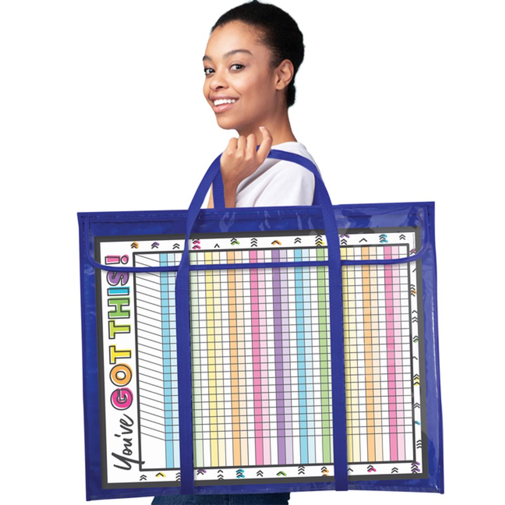 Deluxe Bulletin Board Storage Pocket Chart Storage
