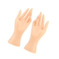 thumbnail image 1 of Decodeary 1Pair Female Mannequin Hand Multifunctional for Ring Finger Props Photograph Beige Height 8.46 Inch 1Set, 1 of 6