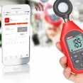 thumbnail image 3 of POINTERTECK UNI-T UT383BT Digital Luxmeter Bluetooth Mini Meter Handheld Environmental Testing Light Illuminometer, 3 of 6