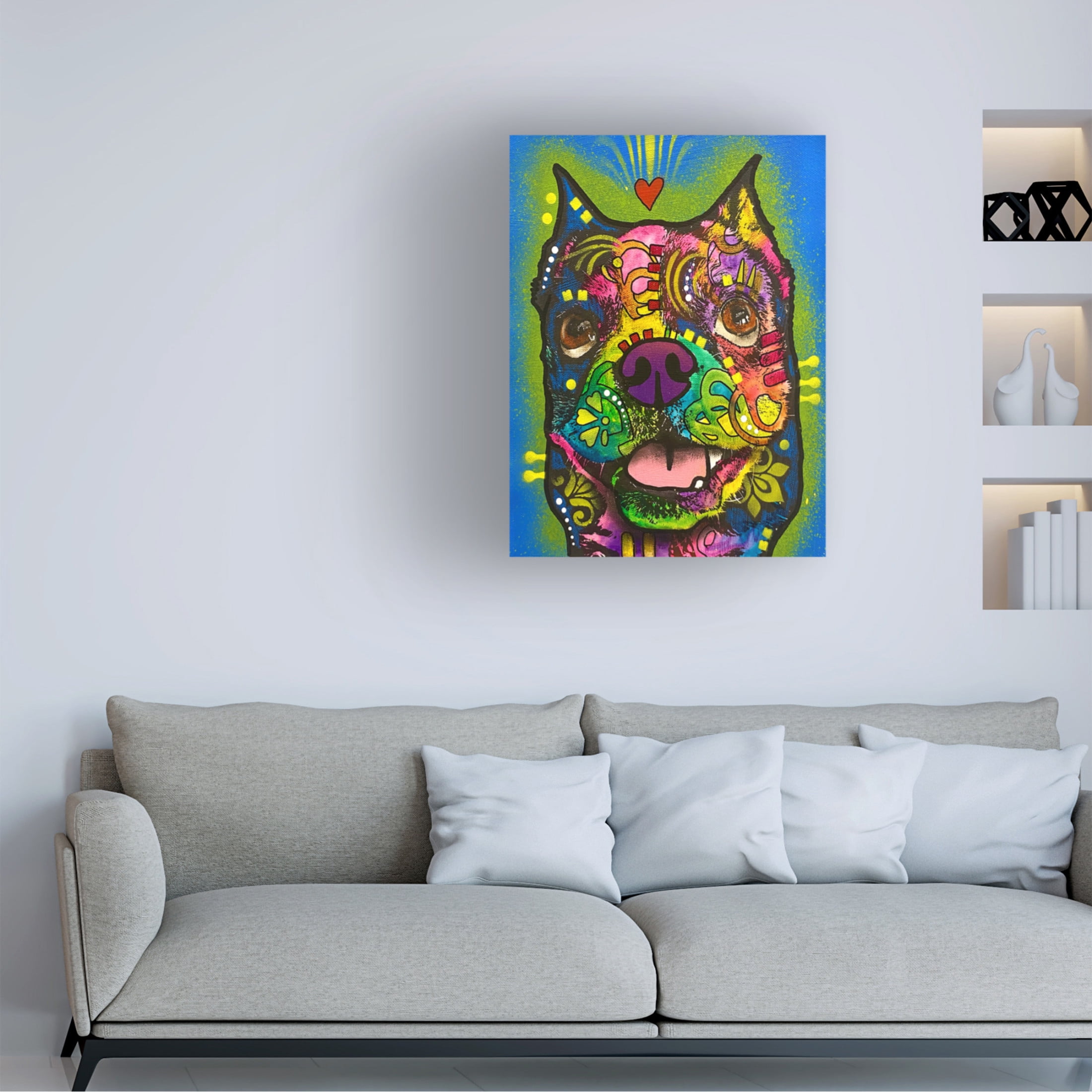 Canvas Wall Art - Dean Russo 'Loving This Wonderful World' Wall Art for Living Room, Bedroom, or Office Décor by Trademark Fine Art - 35 x 47 Inches