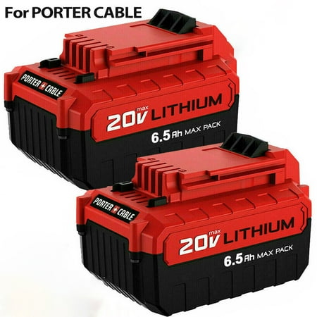 

2X PCC685L 6.5Ah Battery For Porter Cable 20 Volt MAX PCC682L PCC680L Lithium US