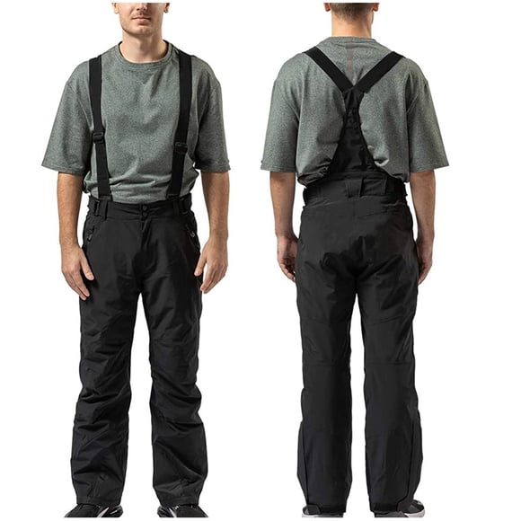 Pantalon de Planche à Neige Imperméable Isolé pour Hommes avec Bretelles
