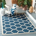 thumbnail image 2 of SAFAVIEH Courtyard Estelle Geometric Indoor/Outdoor Area Rug, Navy/Beige, 9' x 12', 2 of 10