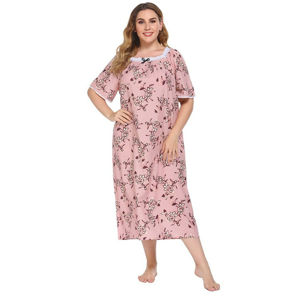 maxi nightgown plus size
